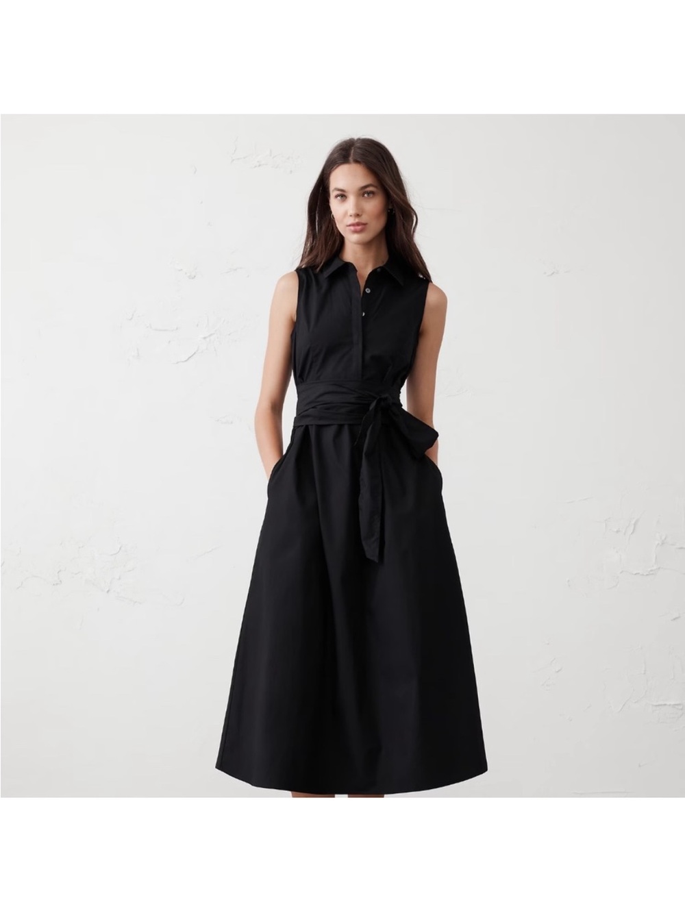 Banana Republic Popin Wrap Waist Dress